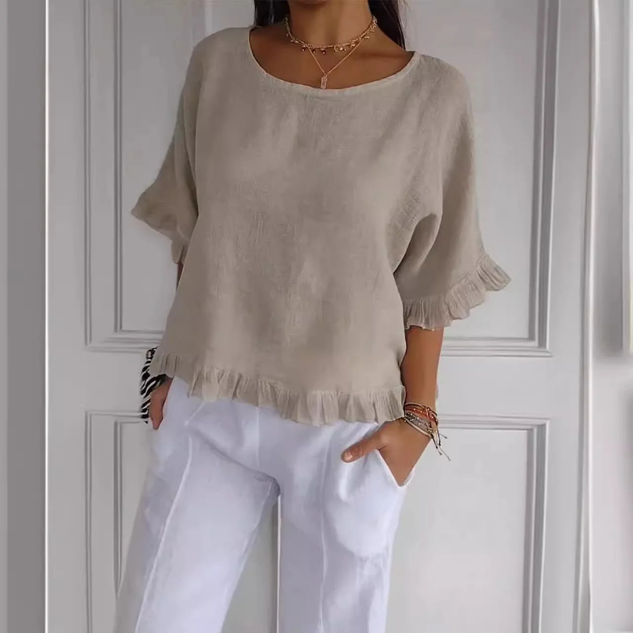 Quinn | elegantes Leinenoberteil für entspannte Tage