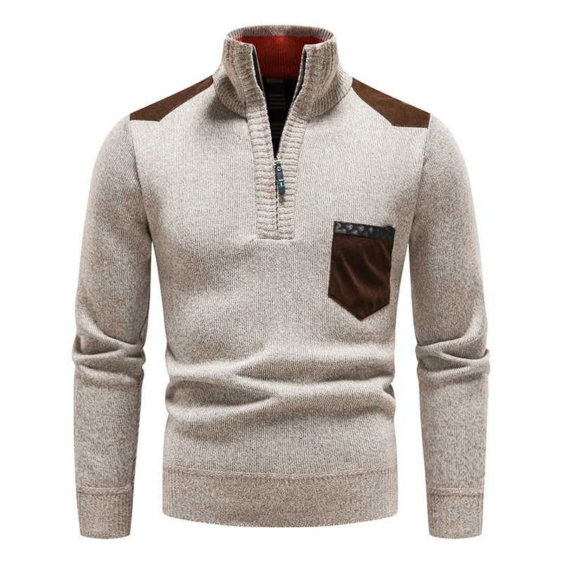 Anthony | Herren-Fleecepullover mit Reißverschluss
