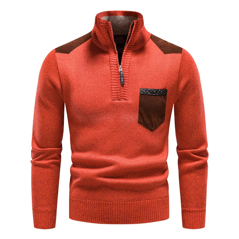 Anthony | Herren-Fleecepullover mit Reißverschluss