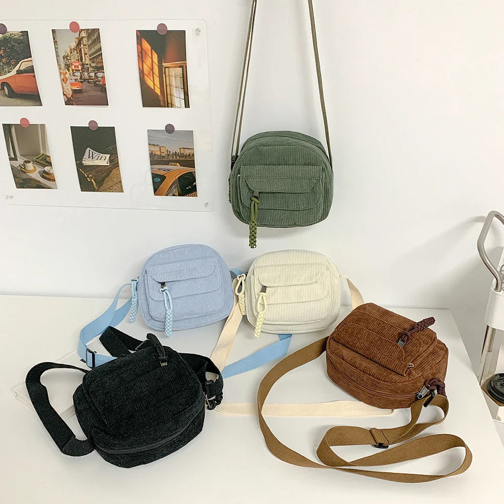 Sofie | Kompakte Cord-Tasche mit elegantem Design