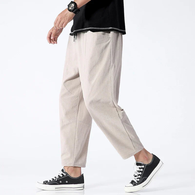 Joha | Leinen-Cropped-Hose