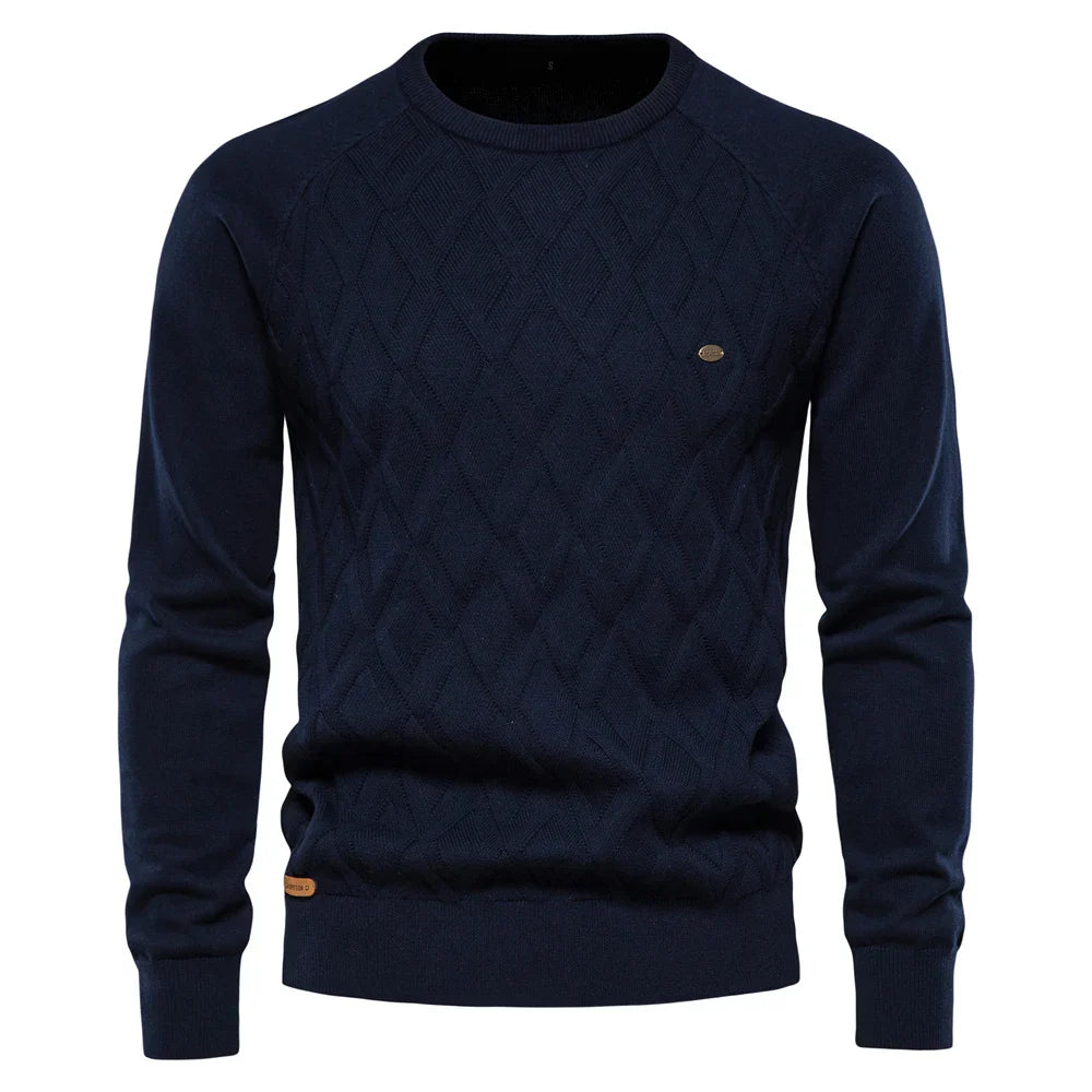 Beloy | Eleganter Herrenpullover mit Rautenmuster