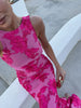 Sophie | Elegantes Maxi-Kleid mit floralen Rosenmustern
