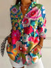 Nika | Bunte Bluse mit verspieltem Print