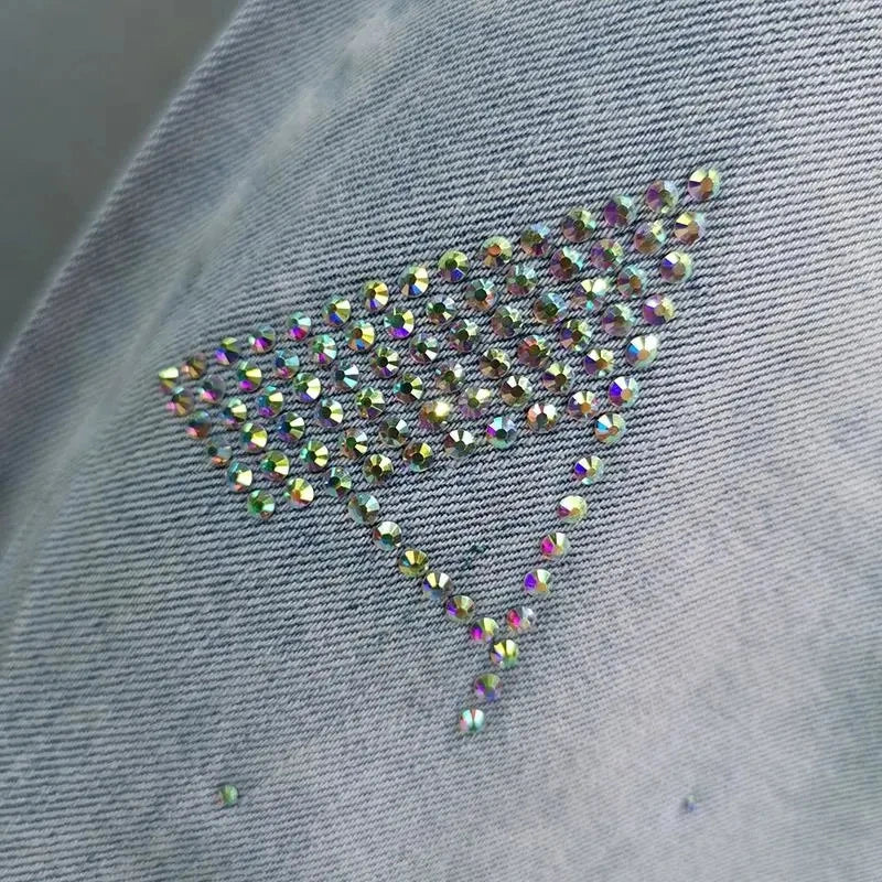 Terra | Glitzernde Stretch-Jeans