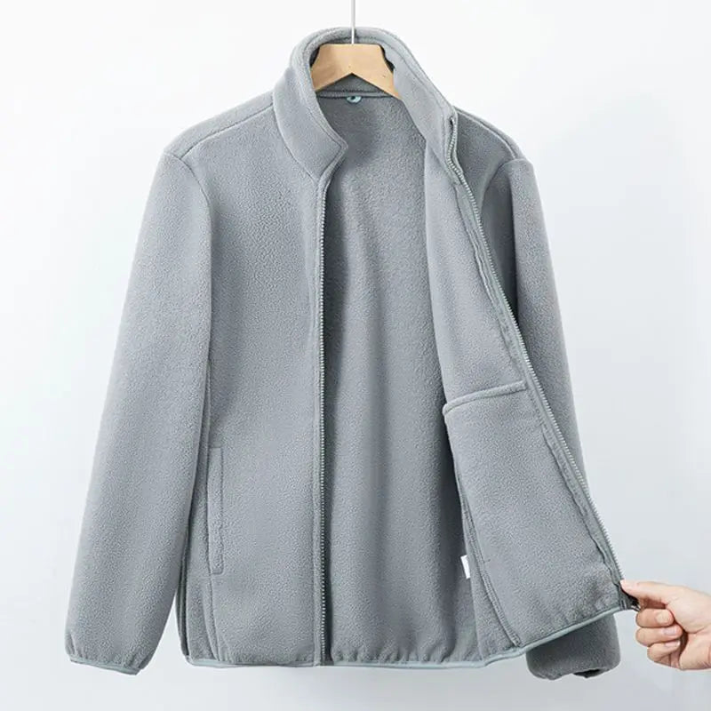 Daviana | Weiche Fleecejacke mit Reißverschluss