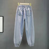 Terra | Glitzernde Stretch-Jeans