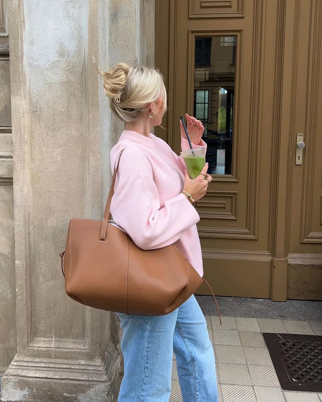 Aleja | Blush Komfort-Strickpullover