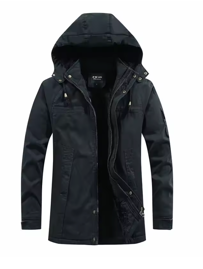Mike | Warme Outdoor-Jacke mit Kapuze