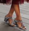 Vian | Sandalen mit Blockabsatz und einzigartigem Design