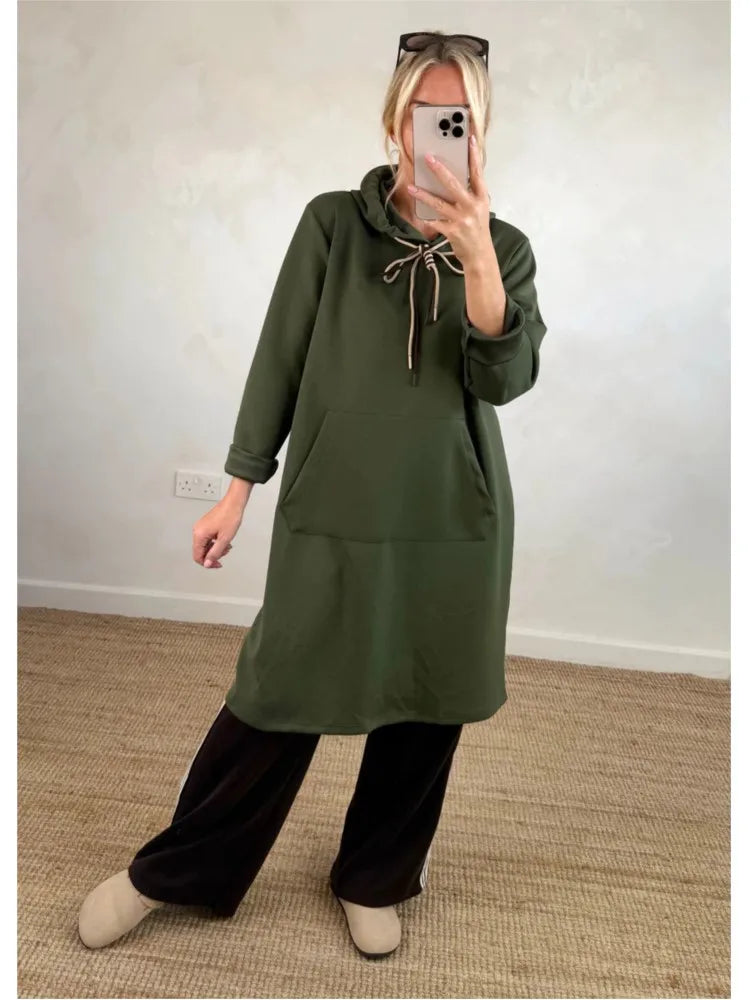 Thalia | Damenkleid mit Kapuze