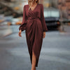 Kathleen | Feminines Midikleid im Wickelstil