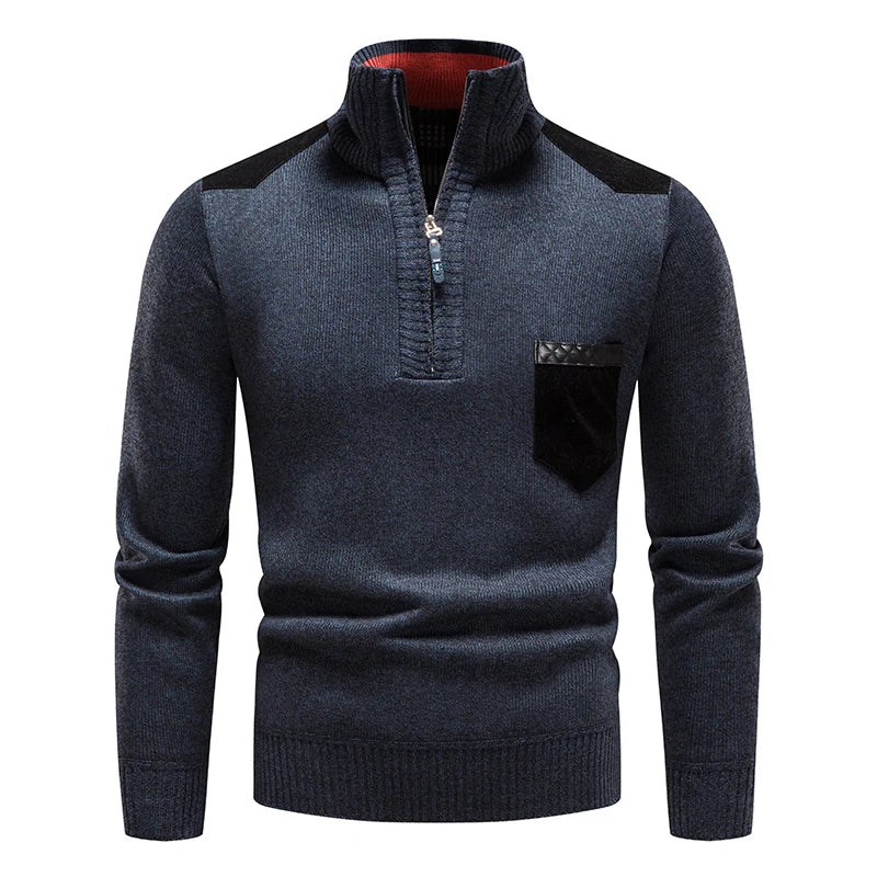 Anthony | Herren-Fleecepullover mit Reißverschluss