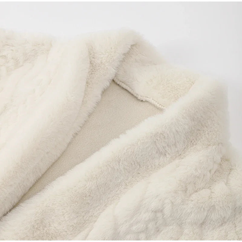 Kendra | Luxuriöse Eco-Kunstpelzmantel