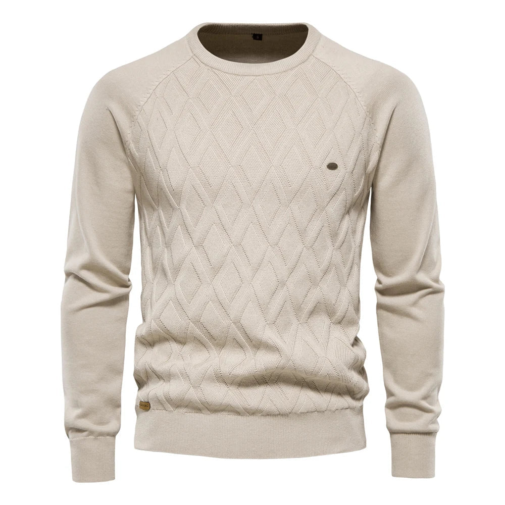 Beloy | Eleganter Herrenpullover mit Rautenmuster