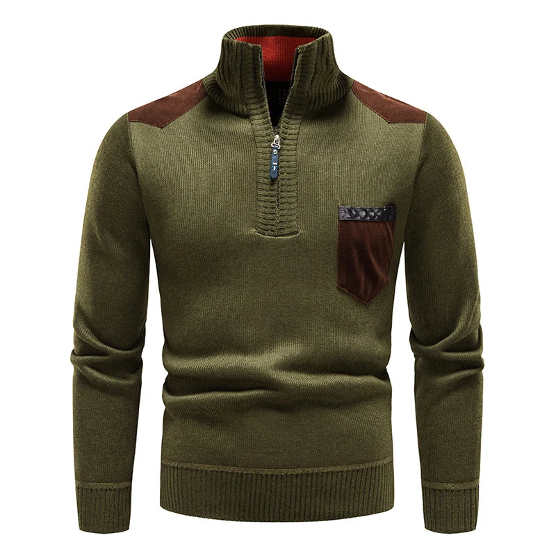 Anthony | Herren-Fleecepullover mit Reißverschluss