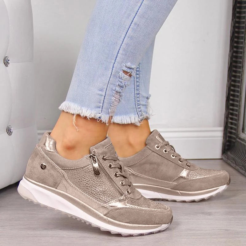 Daria™ - Komfort-Sneakers mit Orthopädischer Unterstützung - Beige / 34