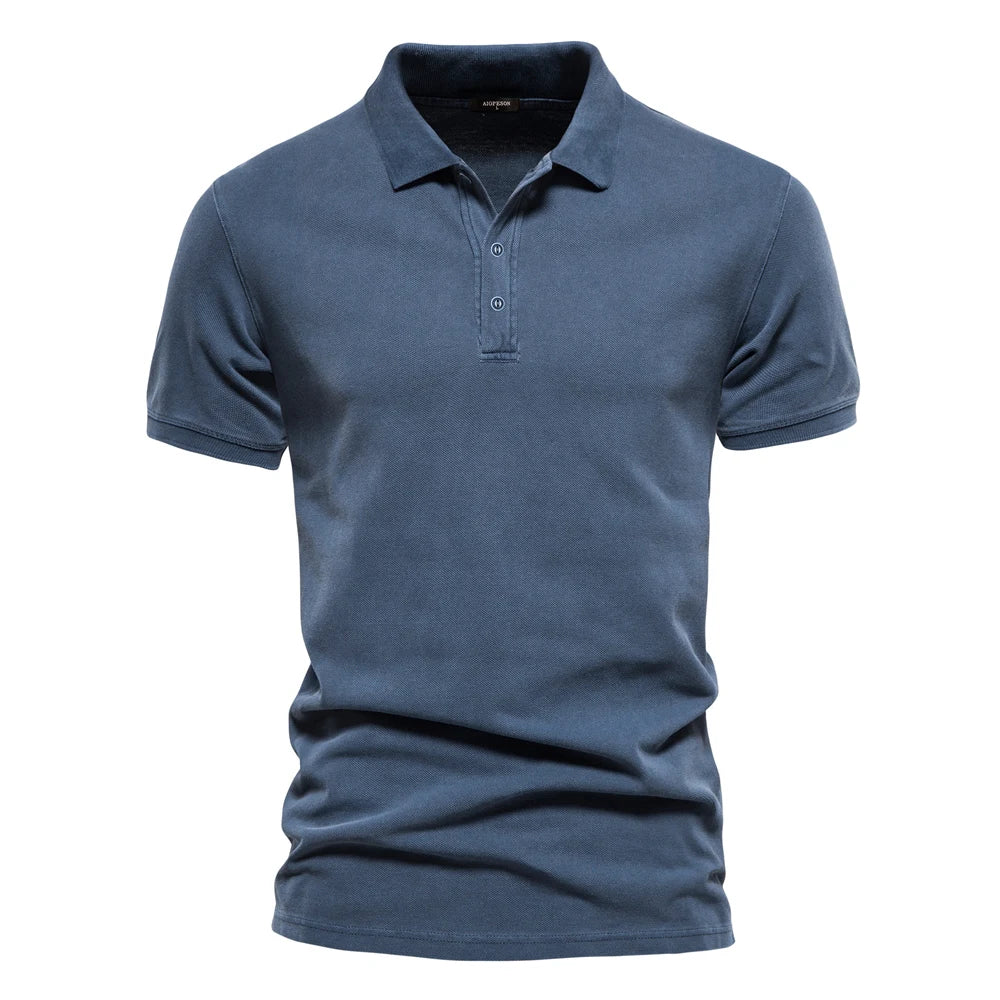 Klein | Lässiges Herren-Poloshirt aus Baumwolle