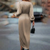 Kathleen | Feminines Midikleid im Wickelstil