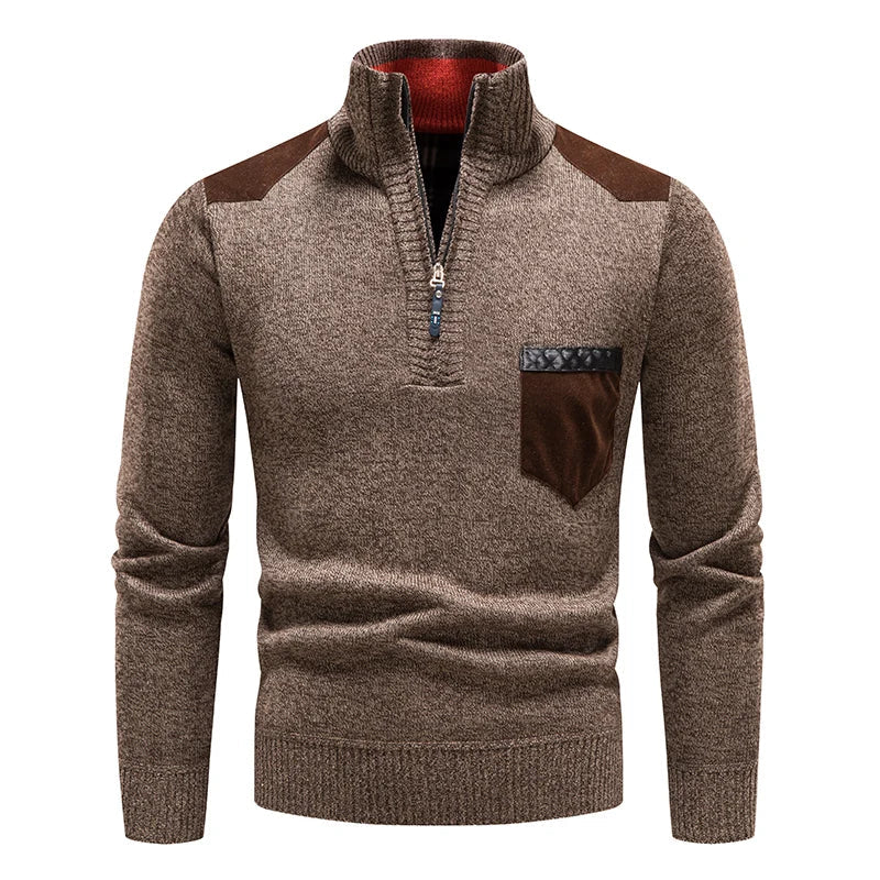 Anthony | Herren-Fleecepullover mit Reißverschluss