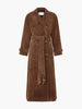 Deseree | Wildleder-Trenchcoat