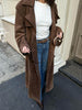 Deseree | Wildleder-Trenchcoat