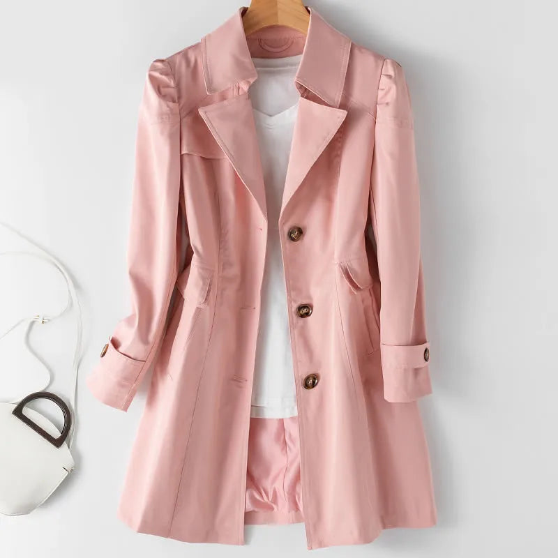 Lalaine | Zeitloser Chic-Trenchcoat für jede Saison