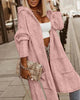 Maselia | Lange Damen-Strickjacke