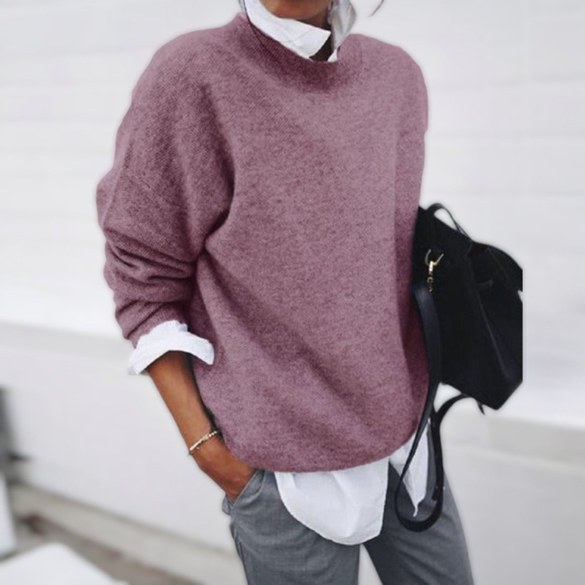 Jovana | Weicher Strickpullover