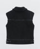 Teddyweste Snow Schwarz