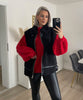 Teddyweste Snow Schwarz