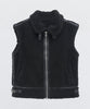 Teddyweste Snow Schwarz