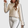 Salvey | Pullover mit Spitzendetails