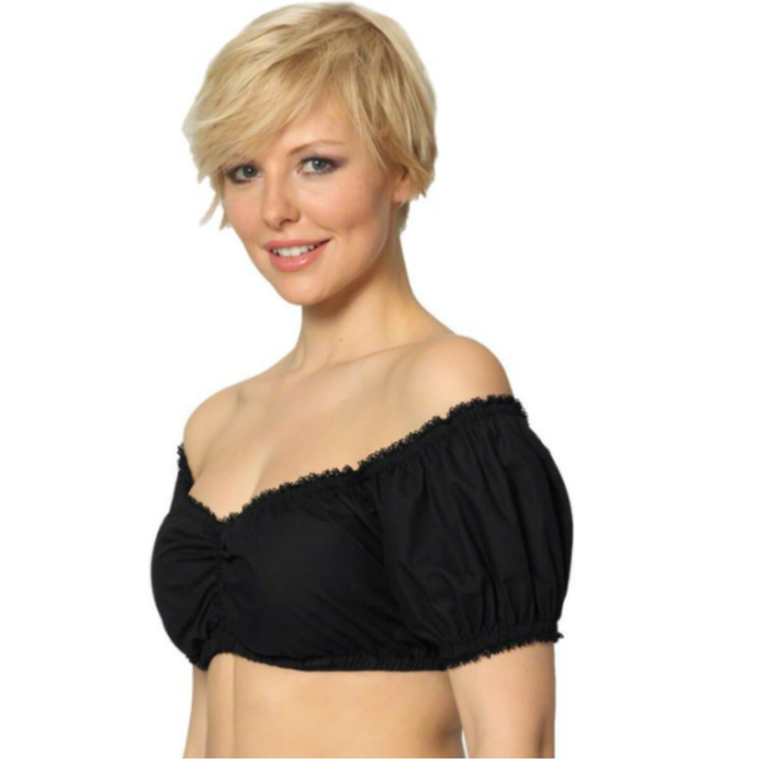 Oktoberfest Dirndlbluse Damen schulterfrei