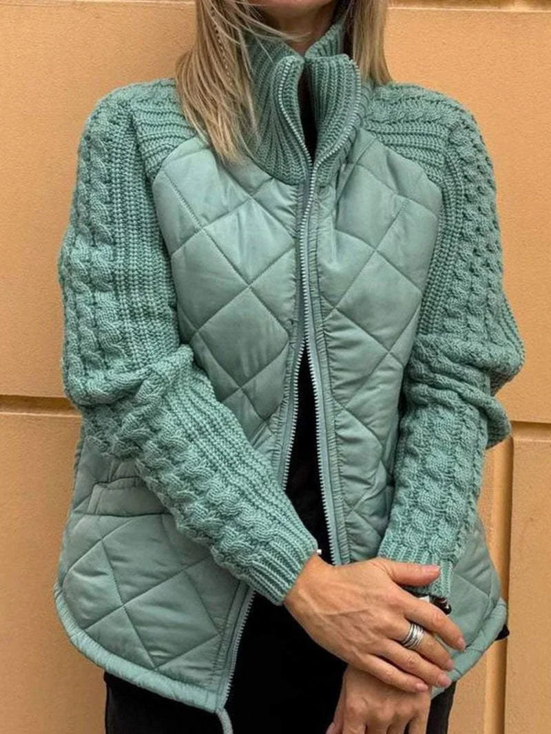 Nerida™ | Wärmender Strick-Cardigan - Blau / S