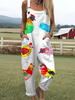 Eliana | femininer Vintage-Overall mit Blumendesign