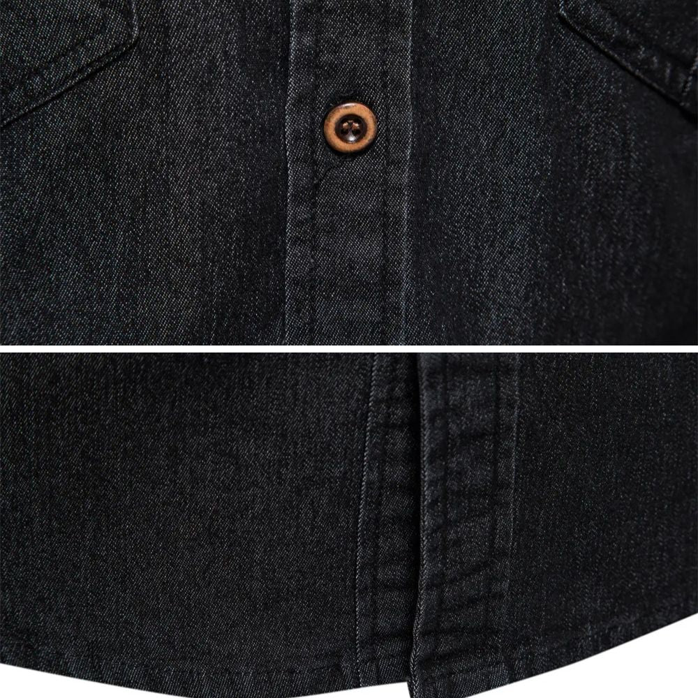 Aljur | Slim-Fit-Jeanshemd