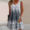 Alexandra | Feminines Kleid mit V-Ausschnitt und floralen Druck