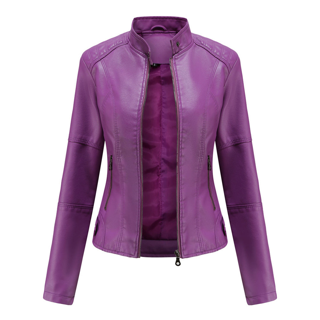 Mylene | Klassische Bikerjacke aus Leder