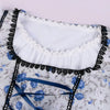 Blaues Damen-Dirndl im Traditionellen Oktoberfest-Stil