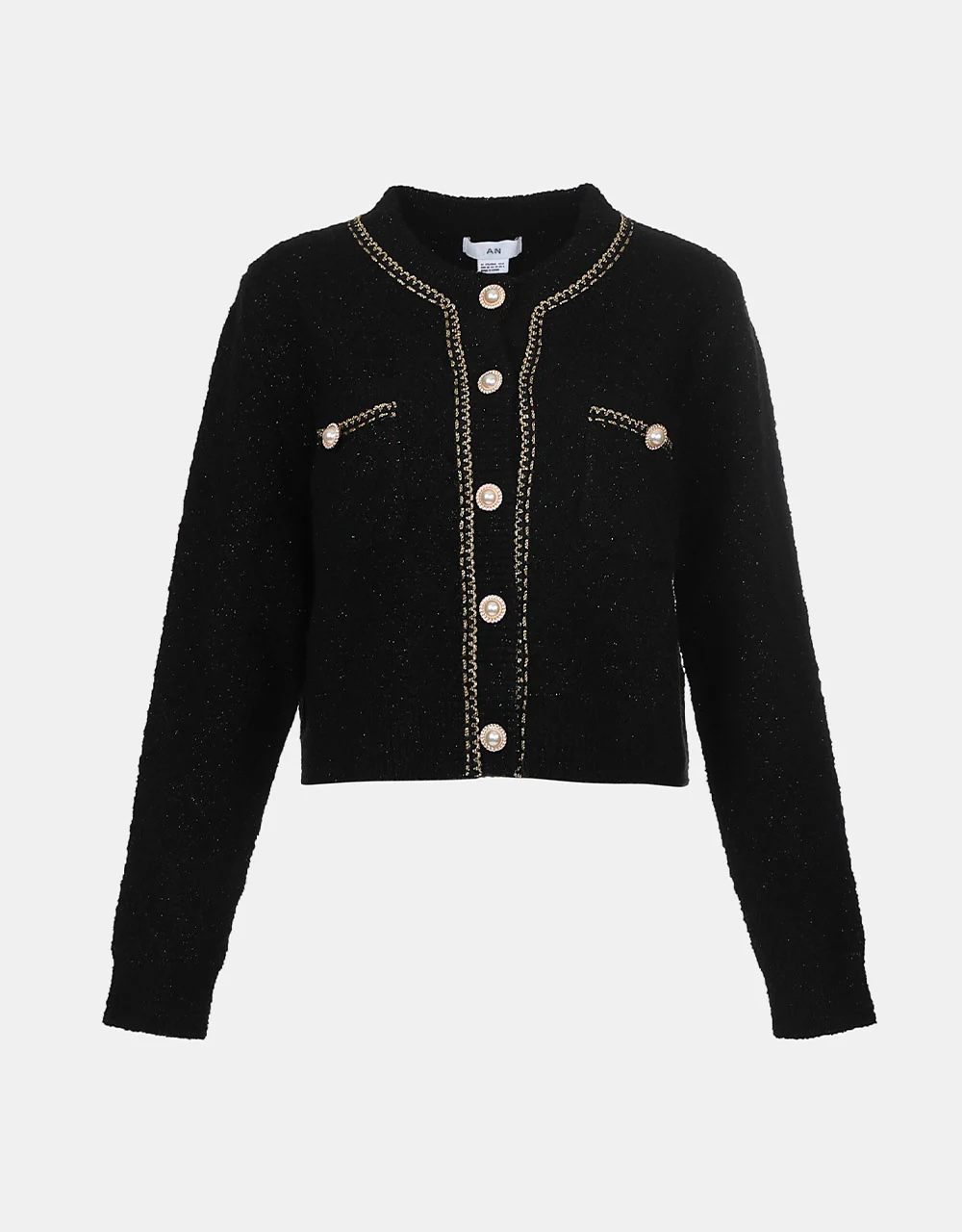 Isabelle™ | Feminin eleganter Cardigan - Clothes - Schwarz / S