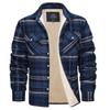 Jacob™ | Zeitlose Herrenjacke im karierten Trucker-Design
