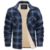 Jacob™ | Zeitlose Herrenjacke im karierten Trucker-Design