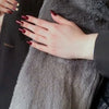 Laxie | Eleganter Mantel mit Samtfutter