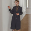 Laxie | Eleganter Mantel mit Samtfutter