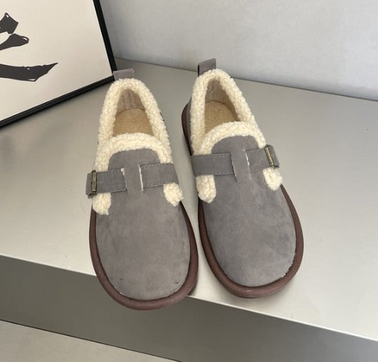 Krisa™ | Bequeme Plüsch-Slipper-Hausschuhe - Braun / 35