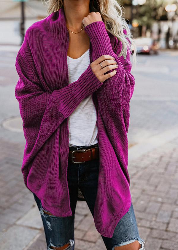 Jarla | Komfortabler Plus-Size Cardigan mit Batwing-Ärmeln