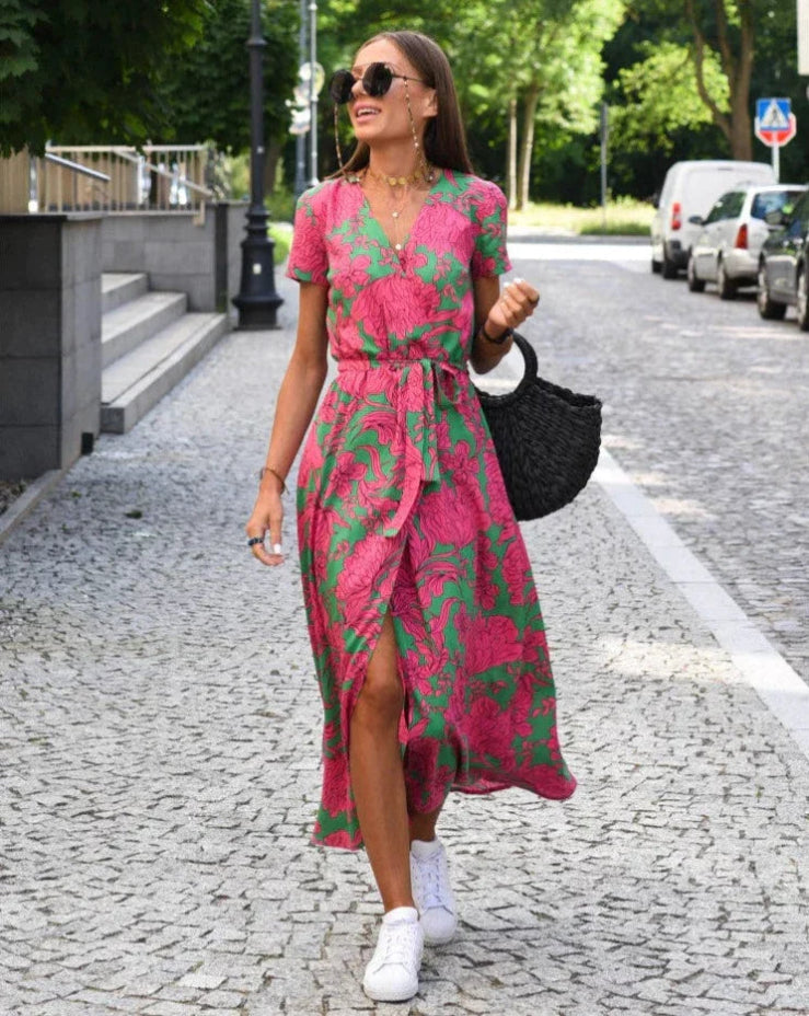 Vaniza | Elegantes Kleid mit Blütenmuster