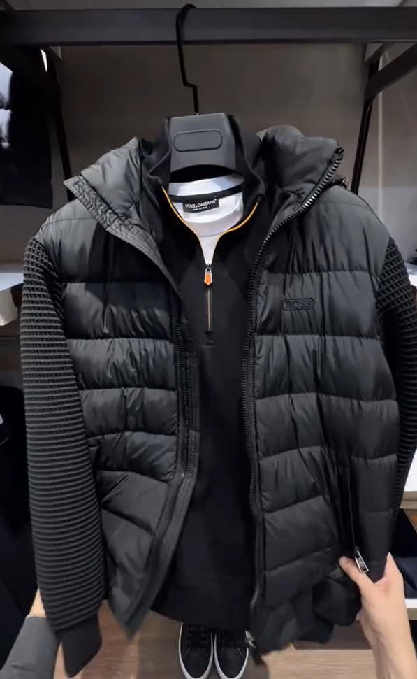 Phea | Klassische Patchwork-Daunenjacke