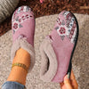 Arya | Warme, weiche Schuhe für Damen mit zartem Blumenprint